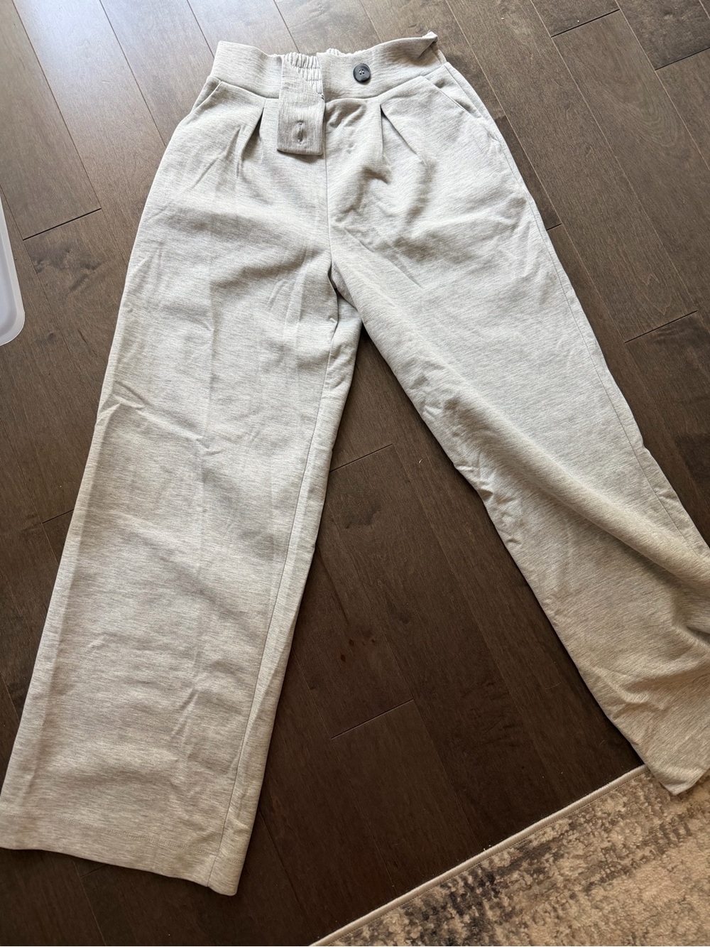 River island Wide Leg Pants in Light grey